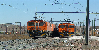 Ermelo Yard. Dc Electric Locomotives